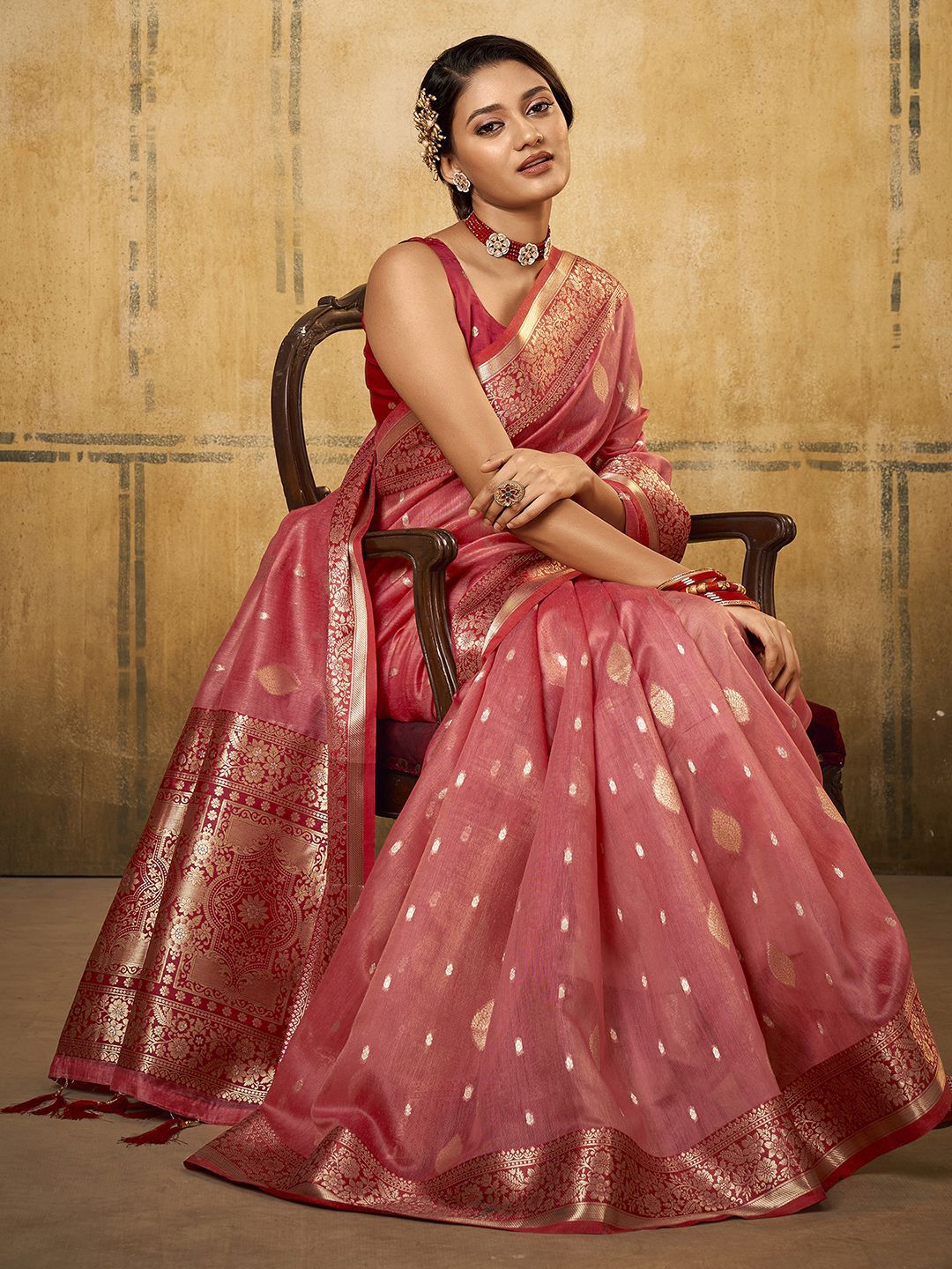 Woven Design Banarasi Saree